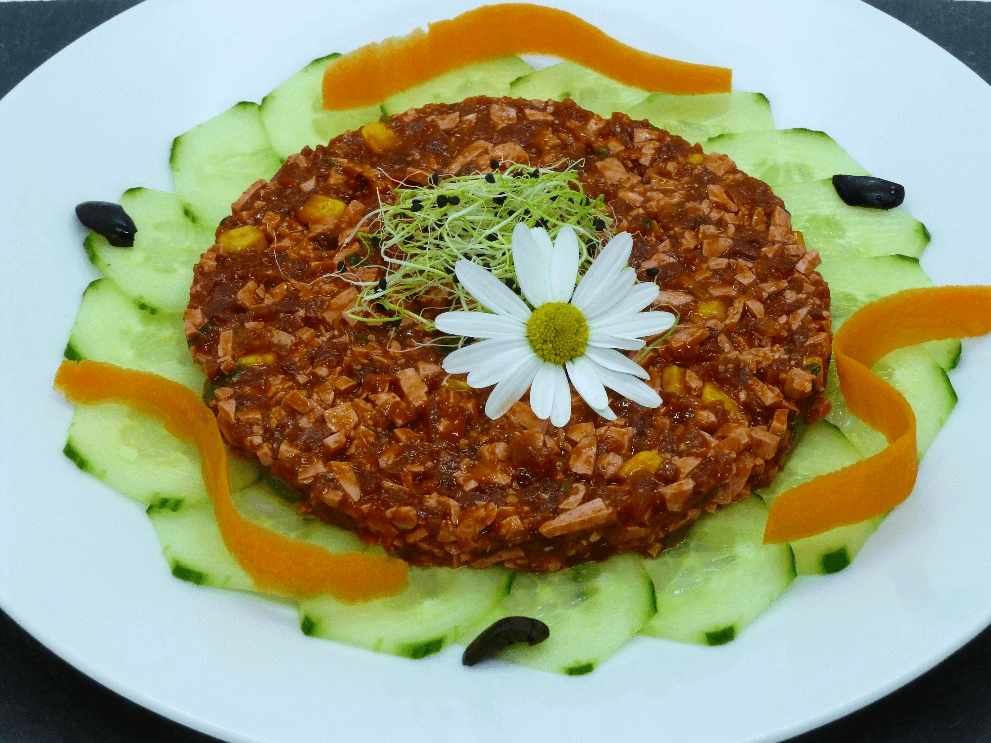 Tartare végan et végétarien Philippe Baratte, spécialités artisanales