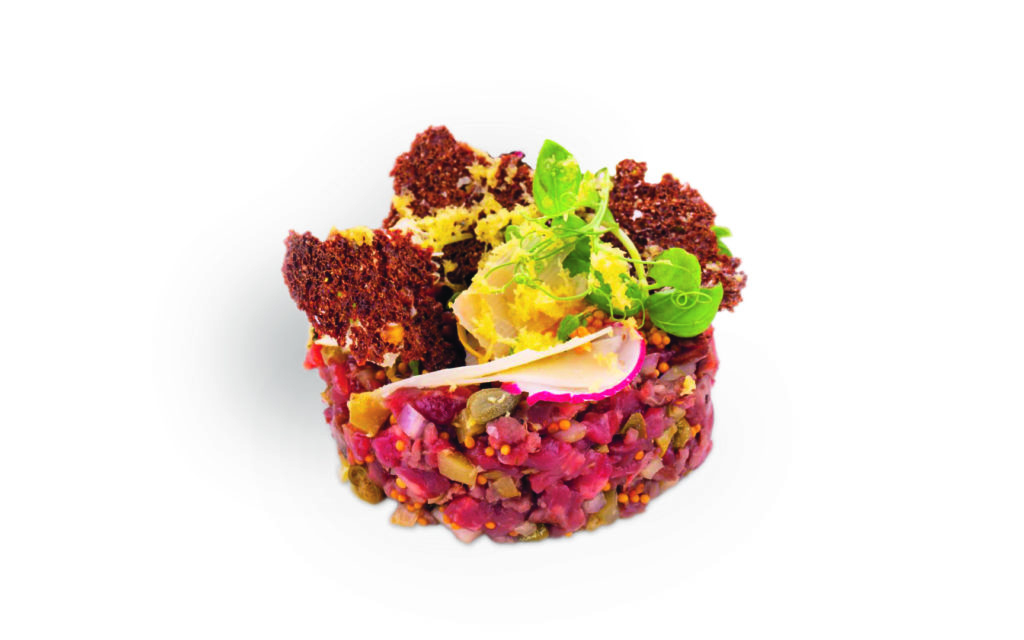 tartare boeuf gastronomique