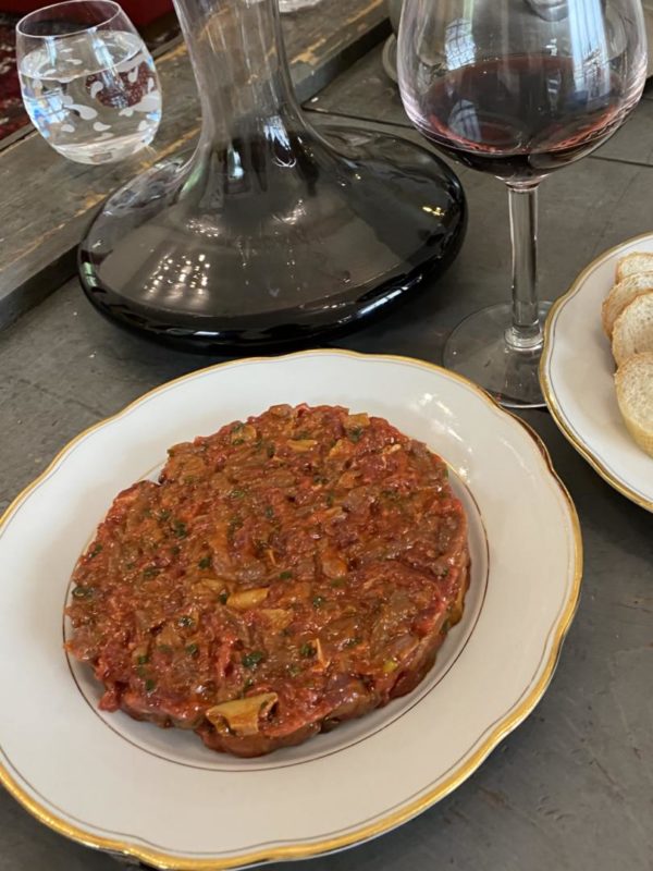 Tartare de cerf