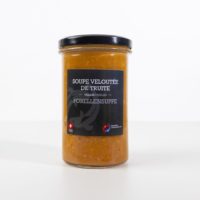 Soupe veloutée de truite aux petits légumes du Valais